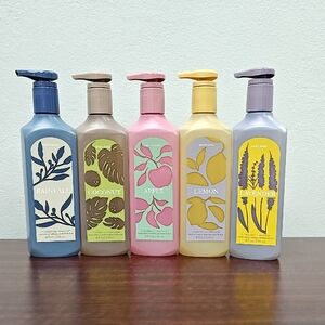 Bath & Body Works White Barn 5 Piece Cleansing Gel Hand Soap Set - Simple Spring